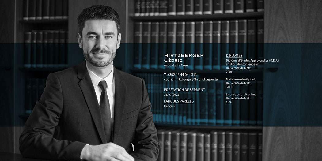 HIRTZBERGER Cédric Avocat à la Cour droit privé 
